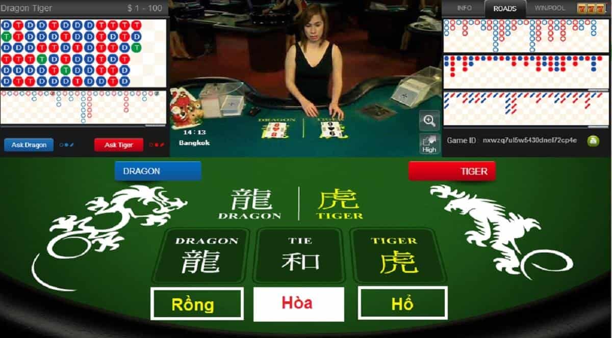 Làm sao để thắng trong một ván cược Rồng Hổ?